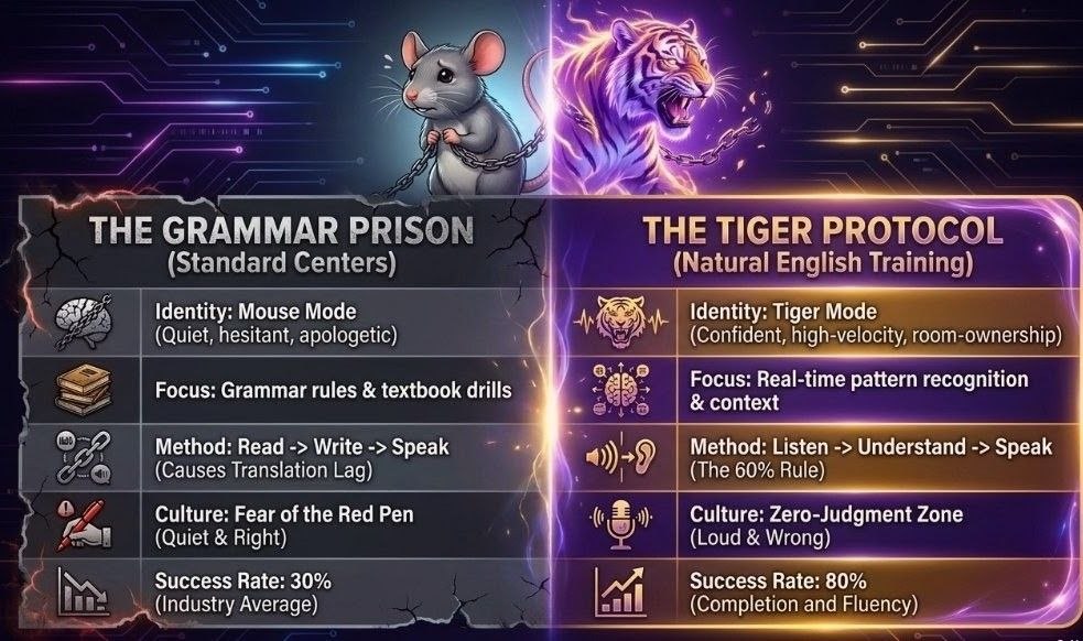 Tiger Protocol vs Grammar Prison